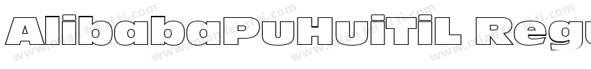 AlibabaPuHuiTiL Regu字体转换